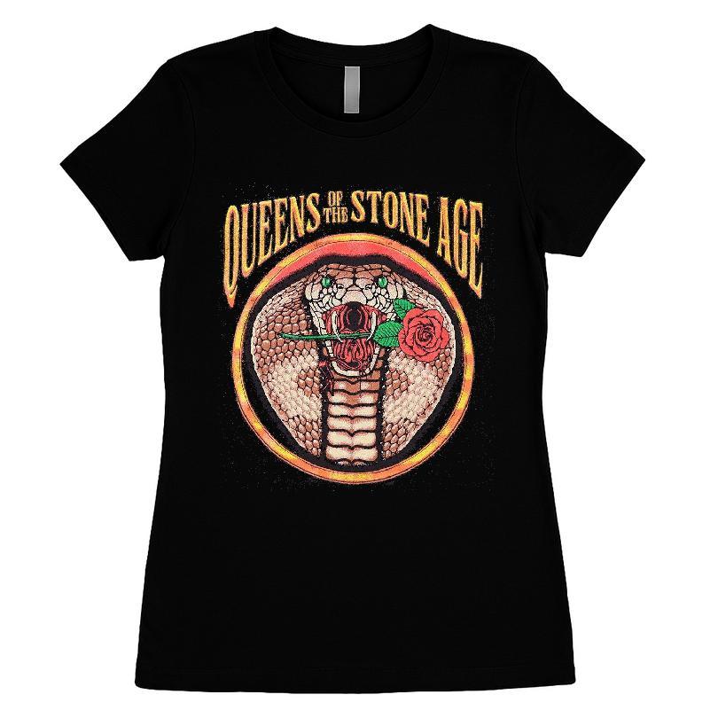 Queens Of The Stone Age Cobra & Rose T-shirt