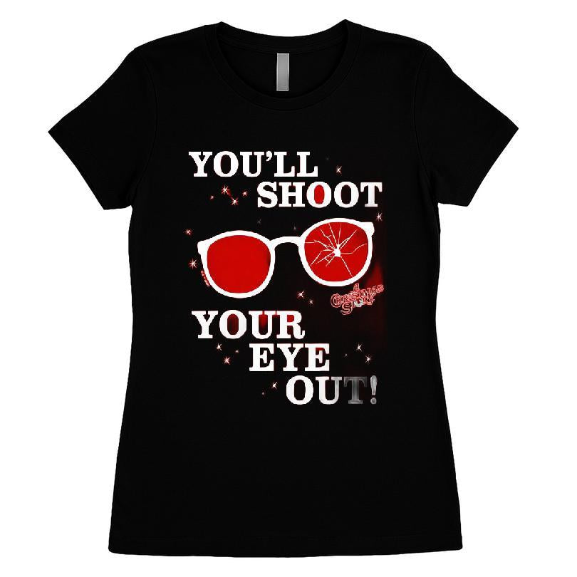 Red You'll Shoot Your Eye Out Christmas Story T-shirt