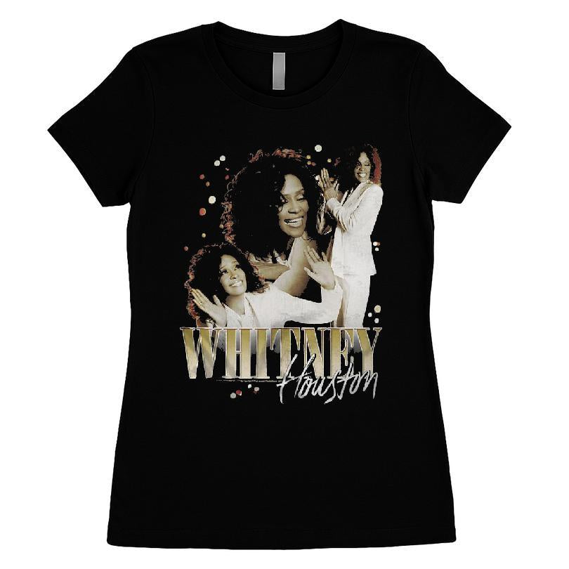 Retro Collage Whitney Houston T-shirt