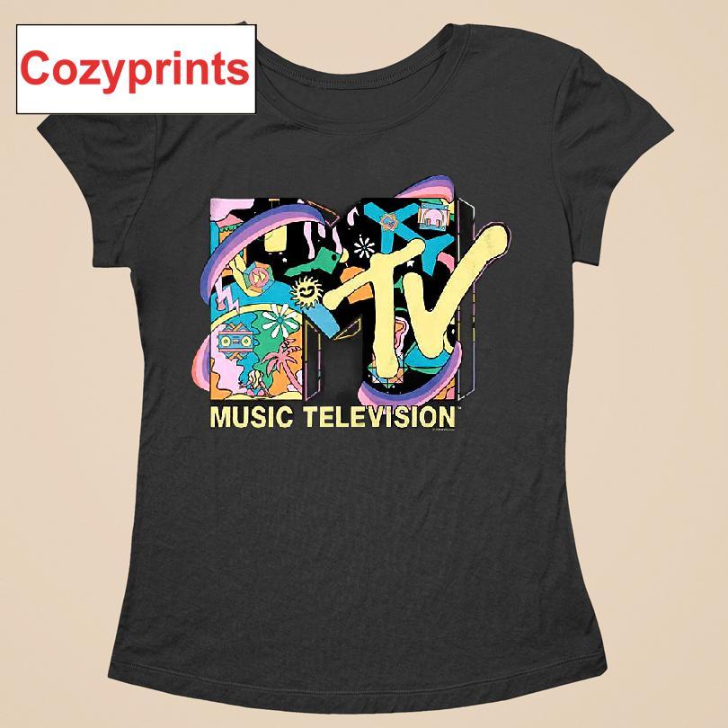 Retro Vacation Logo Mtv T-shirt