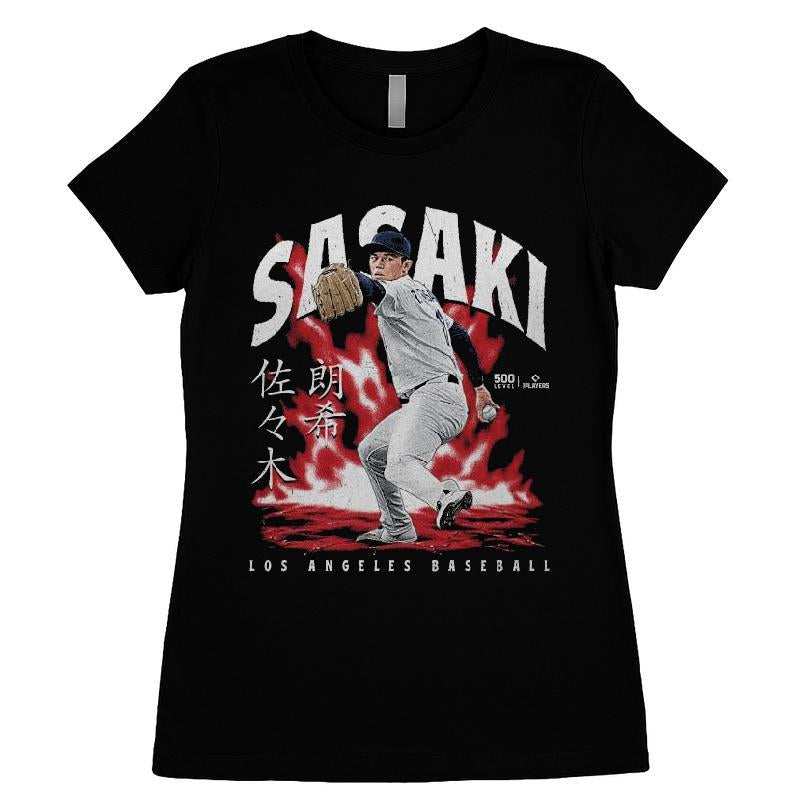 Roki Sasaki Los Angeles Baseball T-shirt