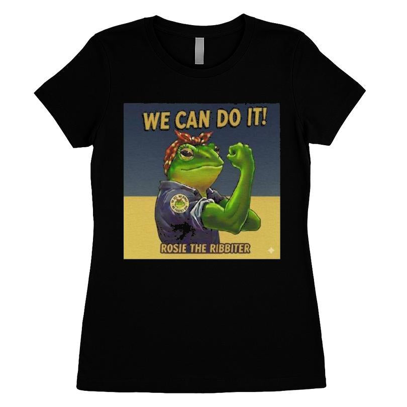 Rosie The Ribbiter We Can Do It Frog Shirt