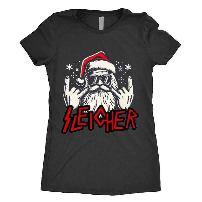 Santa Sleigher Rock T-shirt