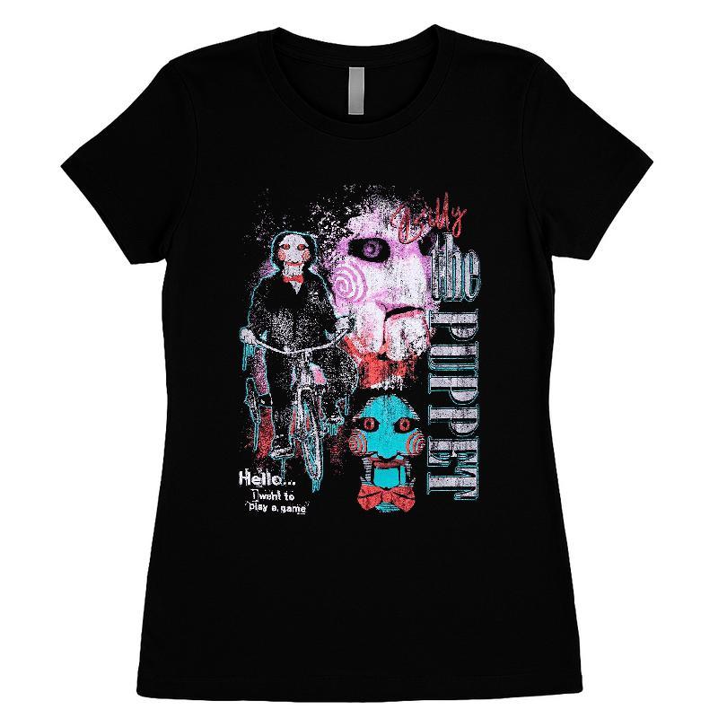 Saw Billy The Puppet Collage T-shirt