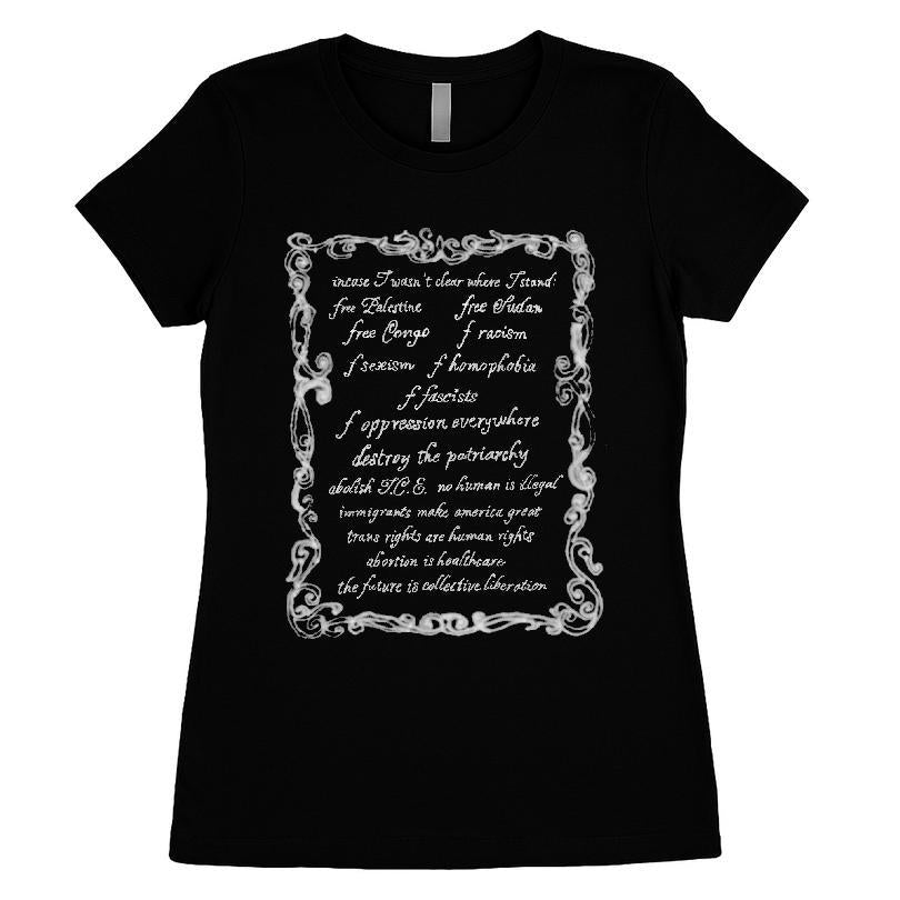 Social Justice and Human Rights Statement T-shirt