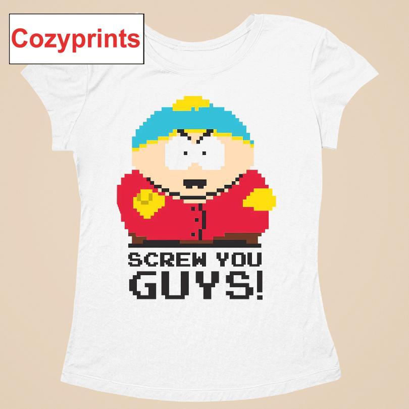 South Park 8-bit Cartman Screw You Guys T-shirt