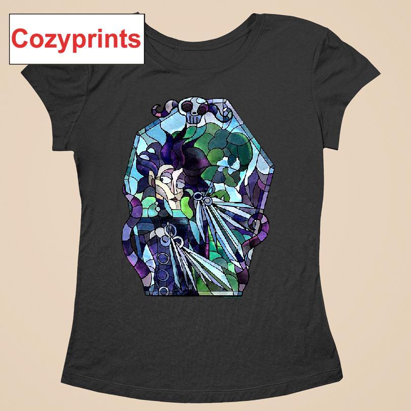 Stained Glass Window Edward Scissorhands T-shirt