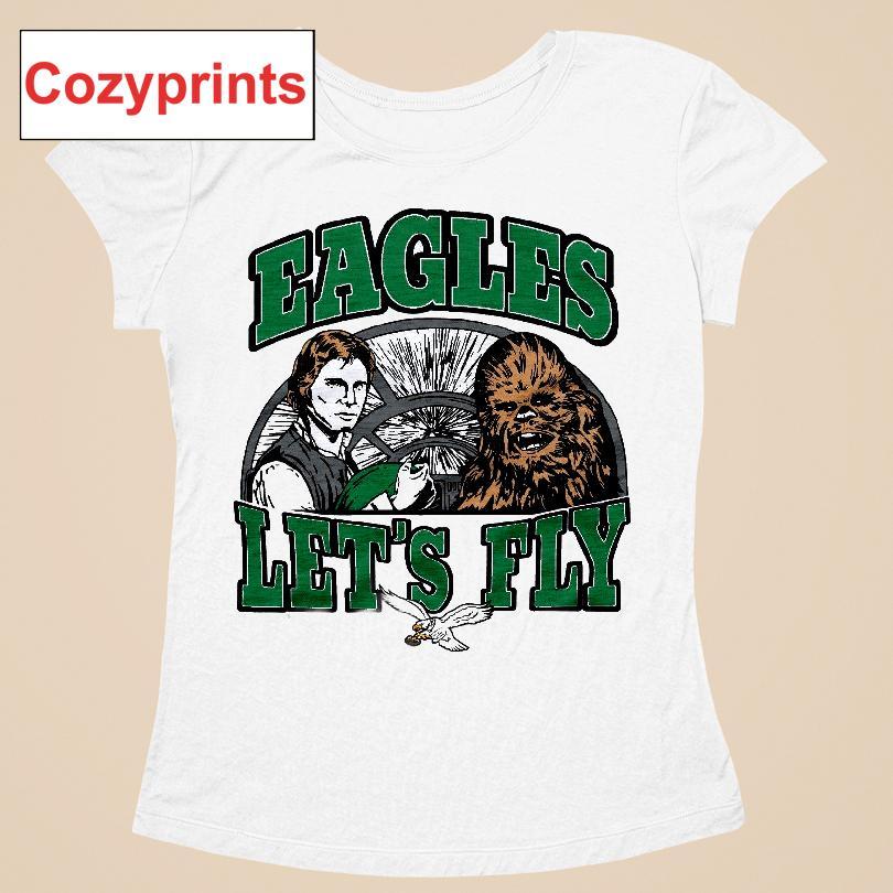 Star Wars Philadelphia Eagles Let's Fly T-shirt