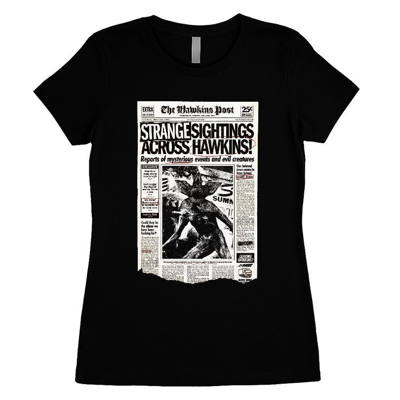 Strange Sightings Across Hawkins Stranger Things T-shirt