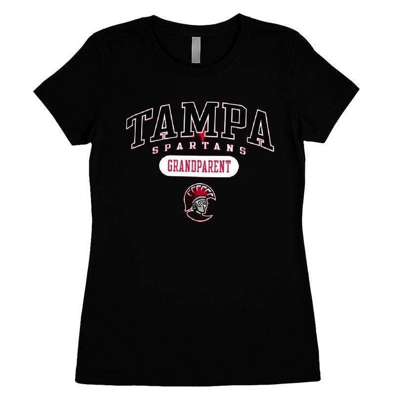 Tampa Spartans Champion Grandparent Pill Box T-shirt