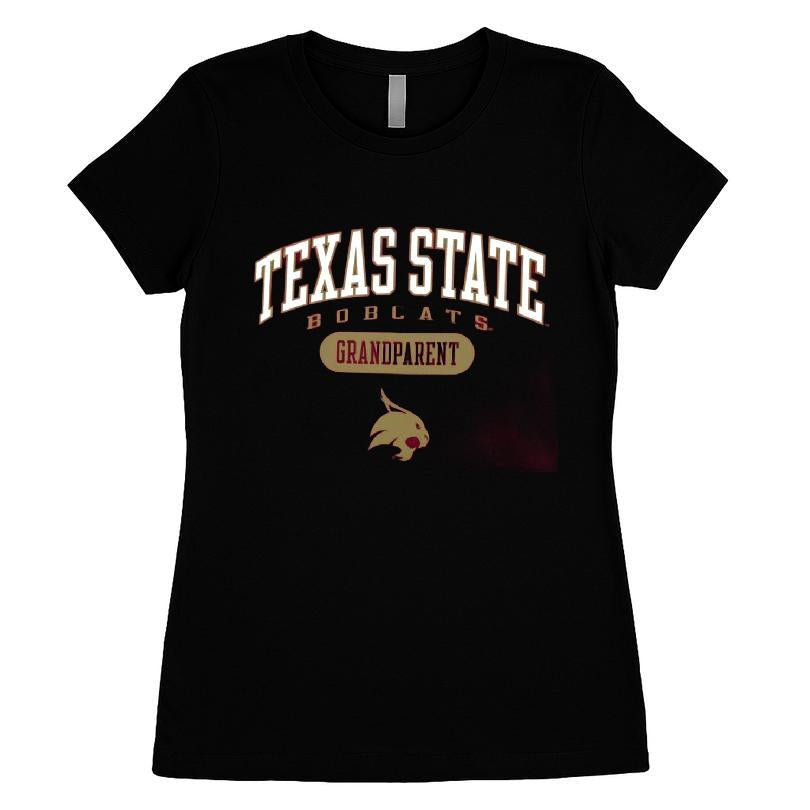 Texas State Bobcats Champion Grandparent Pill Box T-shirt