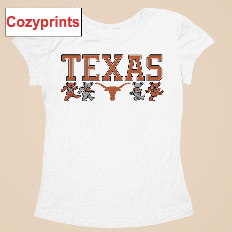 Texas X Grateful Dead Longhorn Bears T-shirt