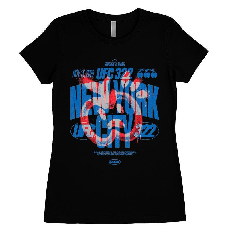 The City That Never Sleeps Ufc 322 New York City Big Apple T-shirt