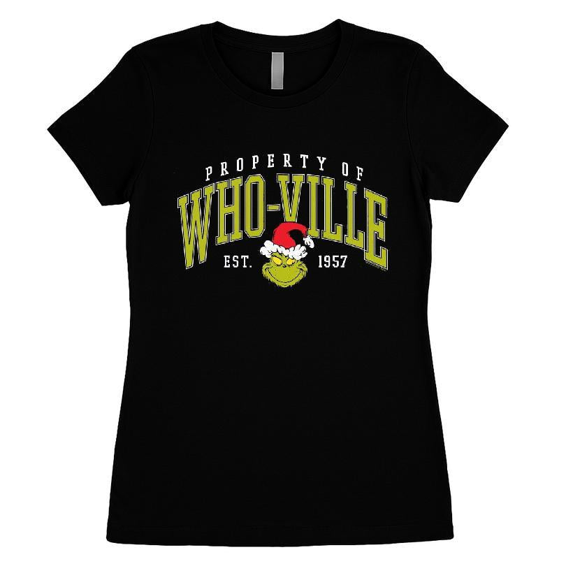 The Grinch Property Of  Whoville Est 1957 T-shirt