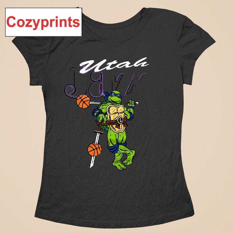 Tmnt Leonardo X Utah Jazz T-Shirt