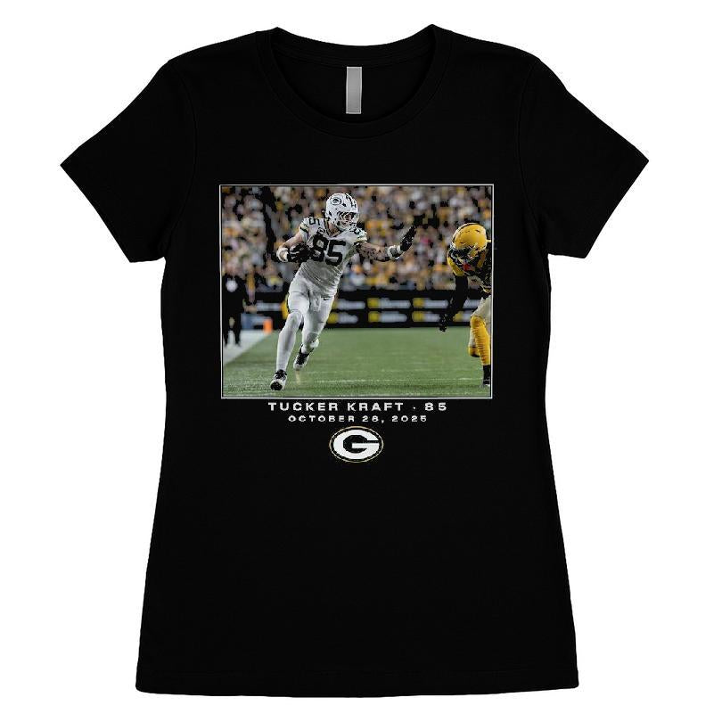 Tucker Kraft Green Bay Packers Nfl Flash Features Week 8 Shirt