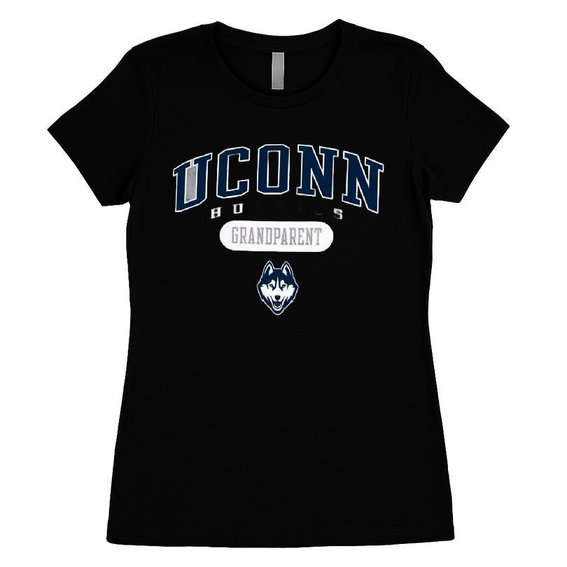 Uconn Huskies Champion Grandparent Pill Box T-shirt