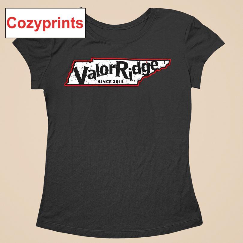 Valor Ridge Since 2015 Confidence Competence Ability T-shirt