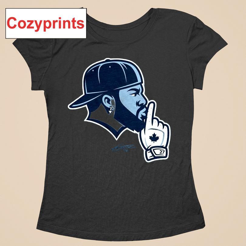Vladdy Shush Shirt | Vladimir Guerrero Jr. Toronto Baseball Mlbpa Rotowear