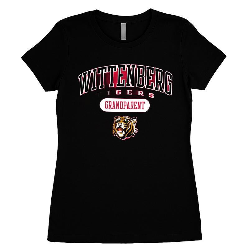 Wittenberg University Tigers Champion Grandparent Pill Box T-shirt