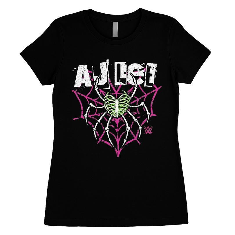 Wwe AJ Lee Love Bites Spider T-shirt