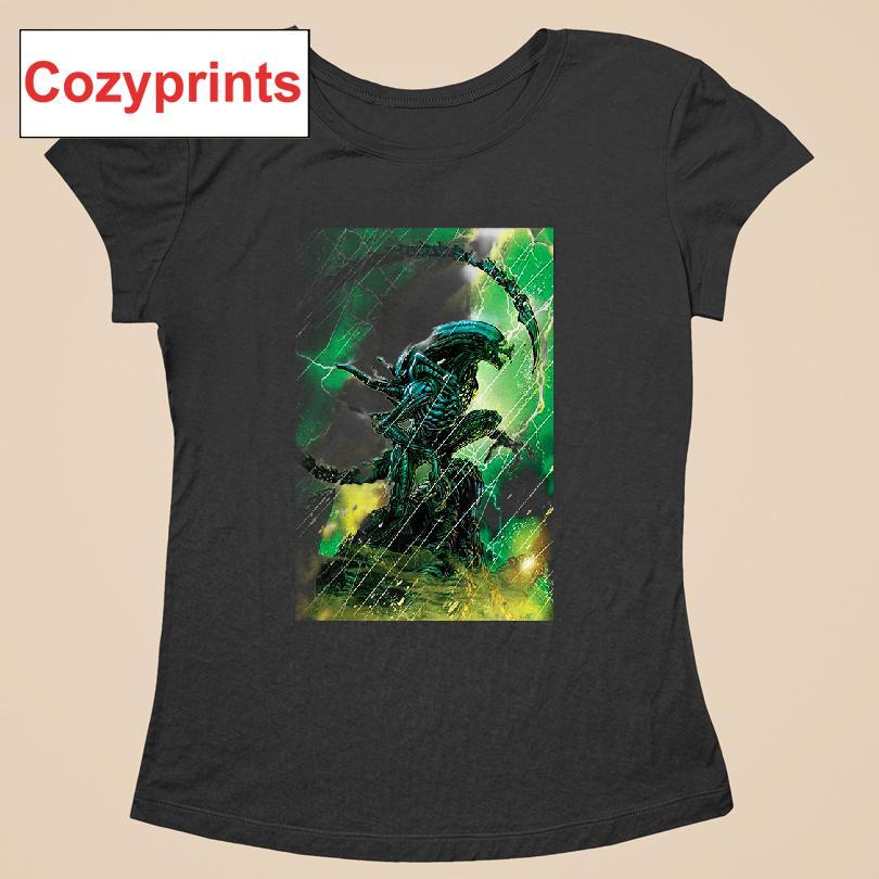 Xenomorph Rainstorm Alien T-shirt