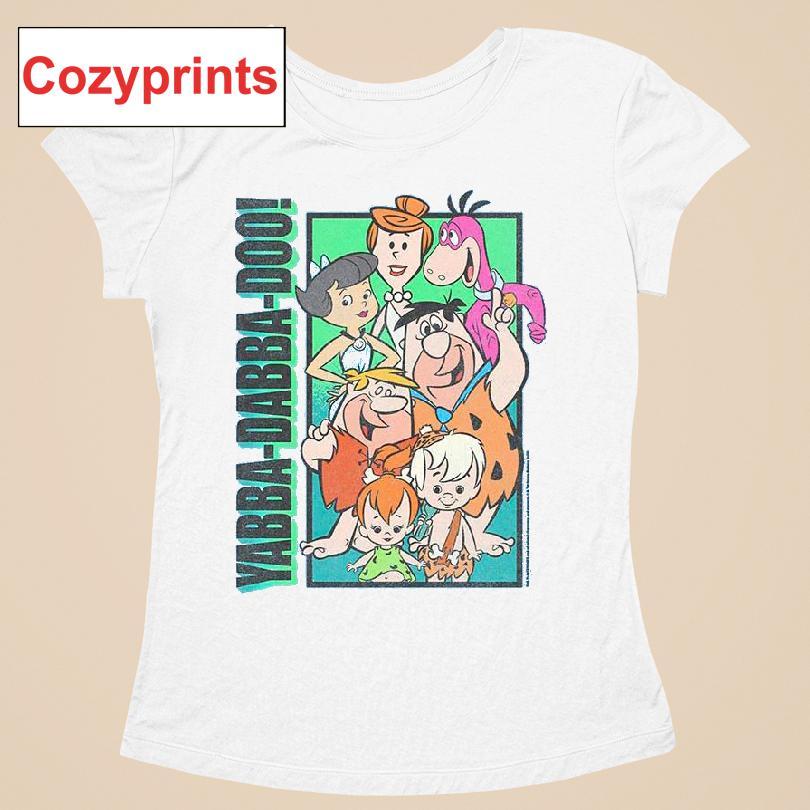 Yabba-dabba-doo Collage Flintstones T-shirt
