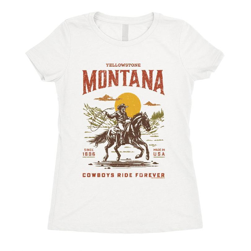 Yellowstone Montana Cowboys Ride Forever T-shirt