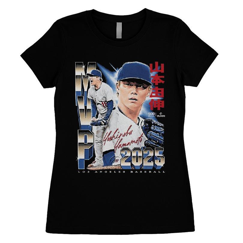 Yoshinobu Yamamoto 2025 MVP Los Angeles Baseball T-shirt