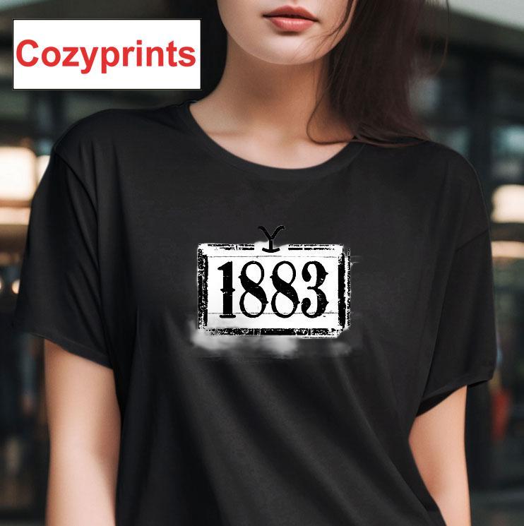 1883 Wood Sign T-shirt