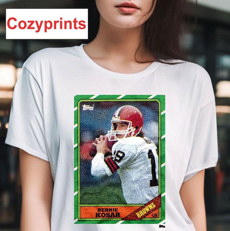 1986 Topps Football Bernie Kosar Browns T-shirt