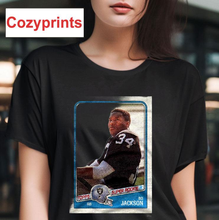 1988 Topps Football Bo Jackson RaidersT-shirt