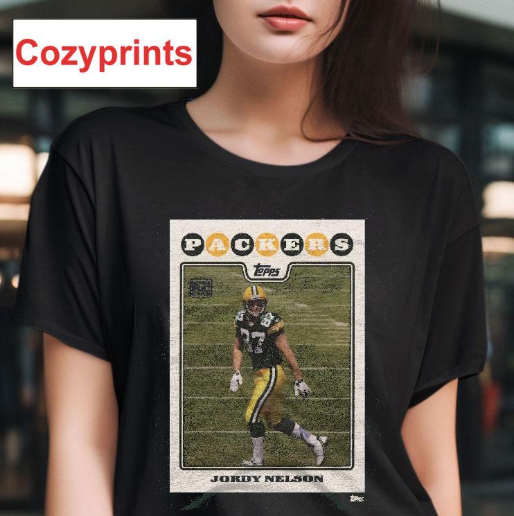 2008 Topps Football Jordy Nelson Packers T-shirt