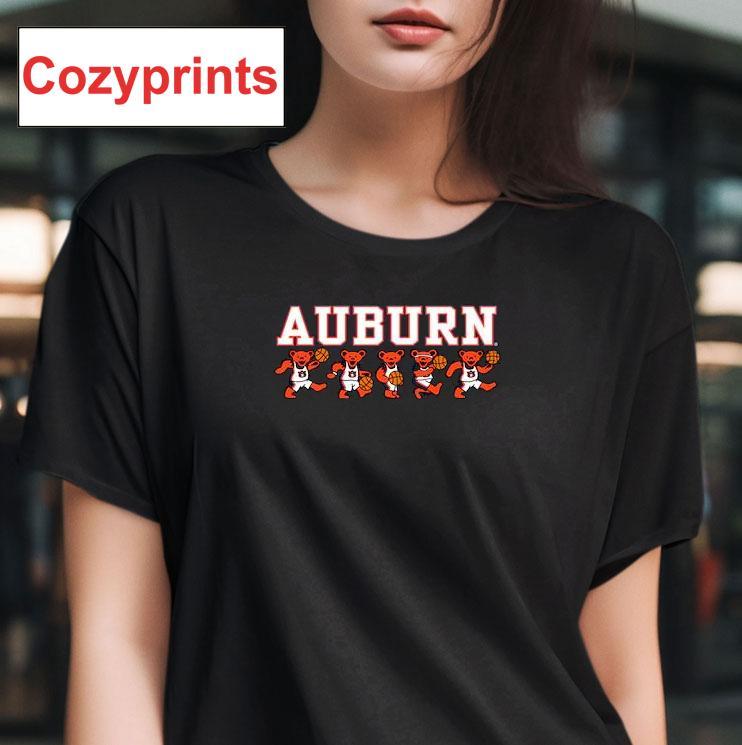 Auburn X Grateful Dead Basketball Bears T-shirt
