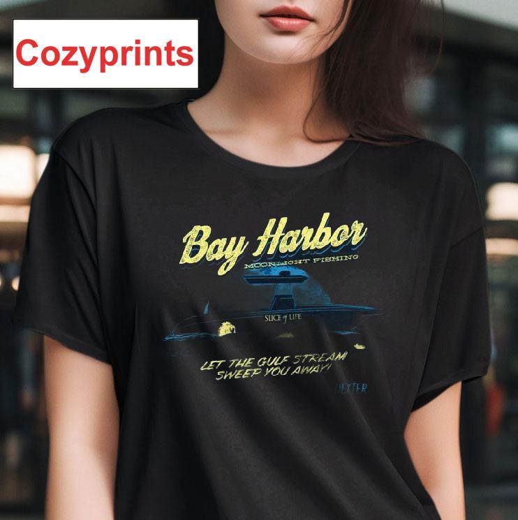 Bay Harbor Moonlight Fishing Dexter Edition T-shirt