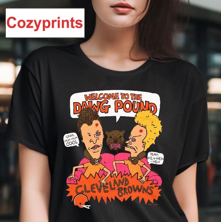 Beavis And Butt-head Welcome To The Cleveland Browns Dawg Pound Shirt