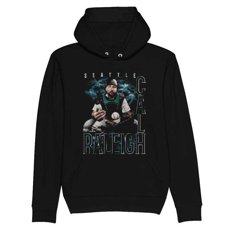 Cal Raleigh Seattle Grunge WHT T-shirt