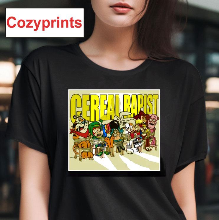 Cereal Rapist Parody T-shirt