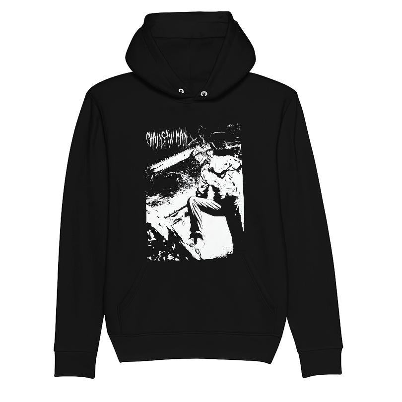 Chainsaw Man Jumbo Denji Black & White T-shirt