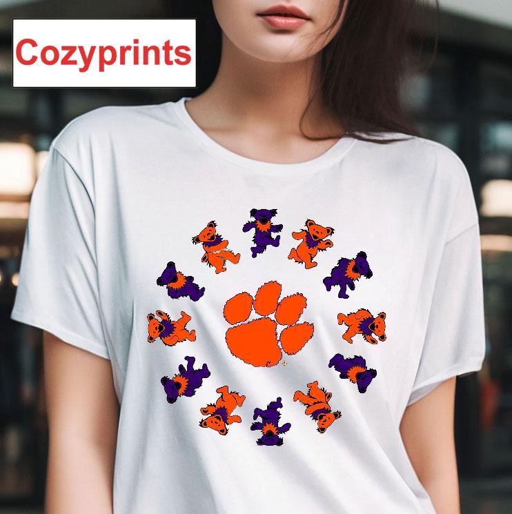 Clemson X Grateful Dead Circle Bears T-shirt