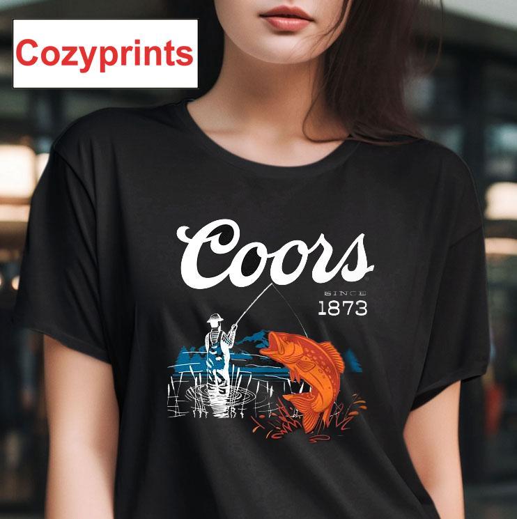 Coors Since 1873 Bass Fishing T-Shirt