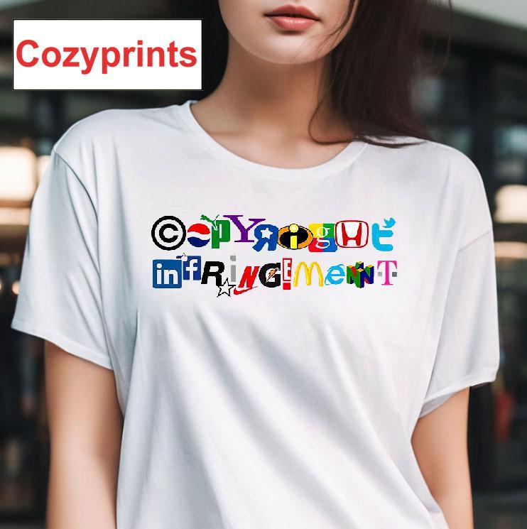 Copyright Infringement Art T-shirt