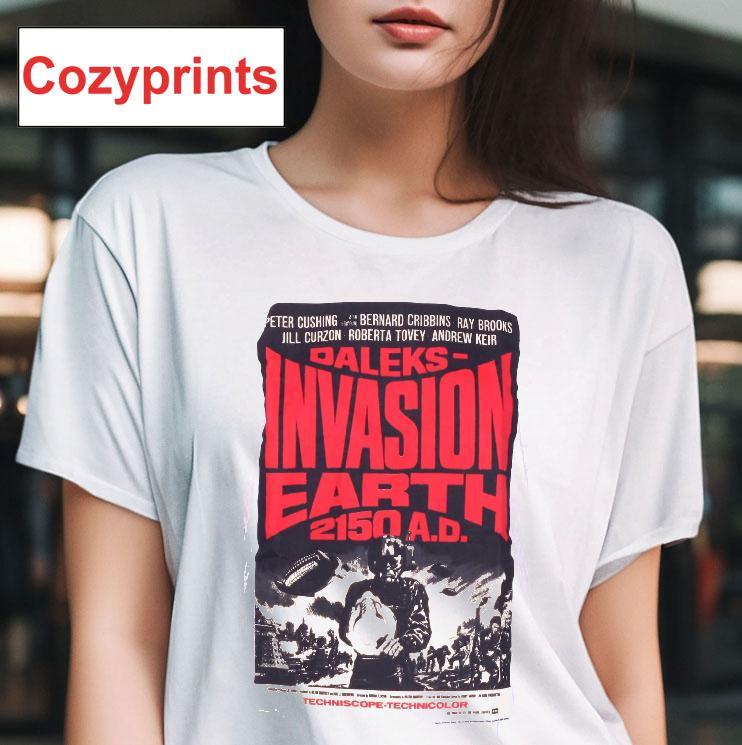 Dr Who Daleks Invasion Earth 2150 A.D T-shirt