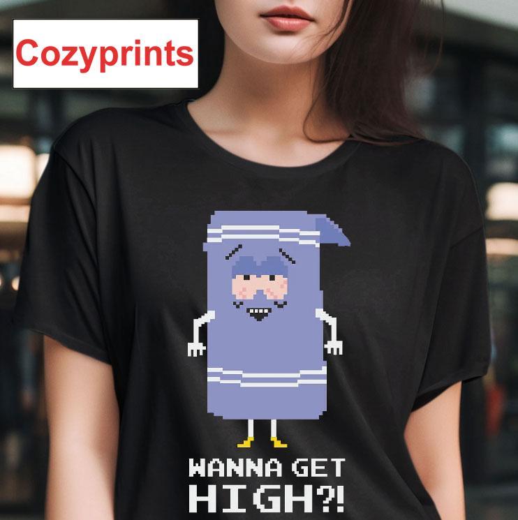 Eric Cartman Towelie Wanna Get High T-shirt