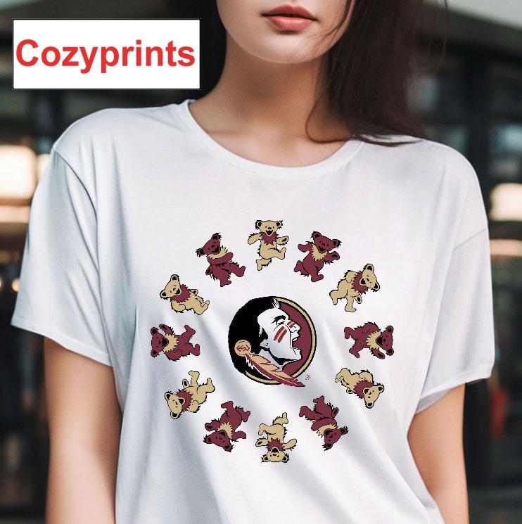 Florida State X Grateful Dead Circle Bears T-shirt