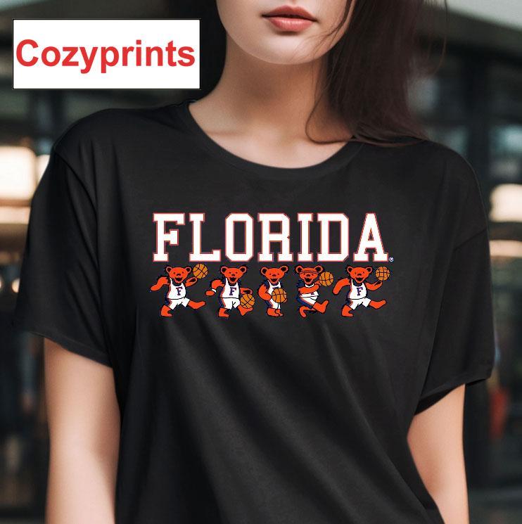 Florida X Grateful Dead Basketball Bears T-shirt