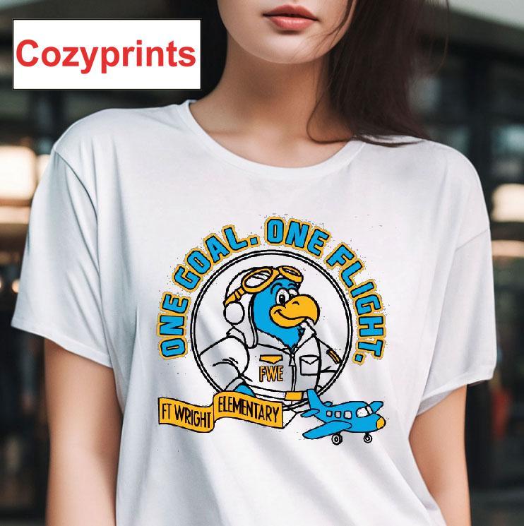 Ft. Wright Elementary One Goal. One Flight. T-shirt