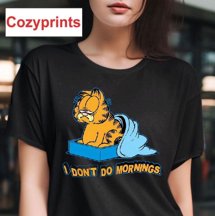 Garfield I Don't Do Mornings T-shirt