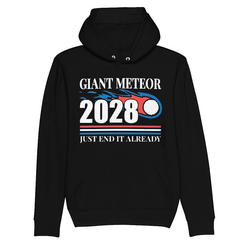 Giant Meteor 2028 Just End It Already T-shirt