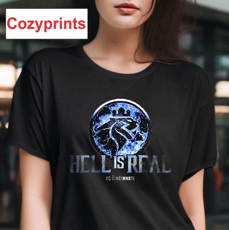 Hell Is Real Kombat Ice Blue T-shirt